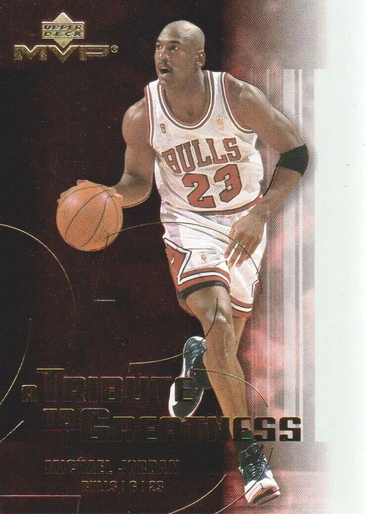 2003-04 Upper Deck MVP Michael Jordan A Tribute to Greatness #MJ7 card image