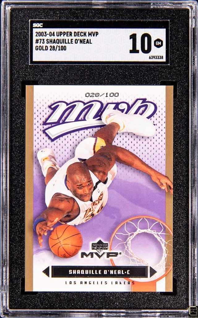 2003-04 Upper Deck MVP Shaquille O'Neal Gold #73 card image