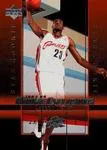 2003-04 Upper Deck Rookie Exclusives Lebron James #1 card image