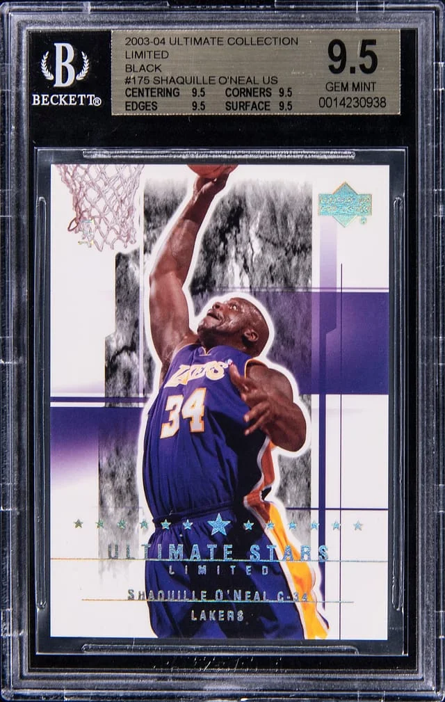 2003-04 Upper Deck Shaquille O'Neal Collection Limited Black #175 card image