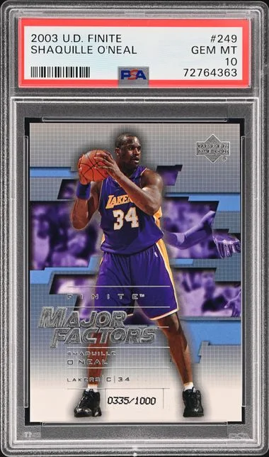2003-04 Upper Deck Shaquille O'Neal Finite #249 card image