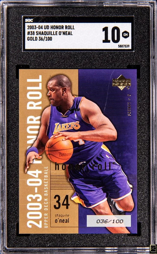 2003-04 Upper Deck Shaquille O'Neal Honor Roll Gold #38 card image