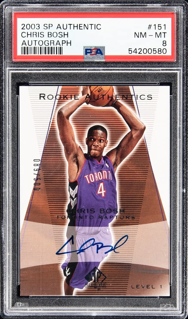 2003-04 Upper Deck SP Authentic Chris Bosh #151 card image