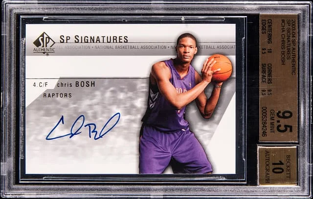 2003-04 Upper Deck SP Authentic Chris Bosh SP Signatures #CH-A card image