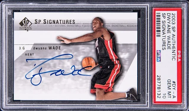 2003-04 Upper Deck SP Authentic Dwyane Wade SP Signatures #DY-A card image