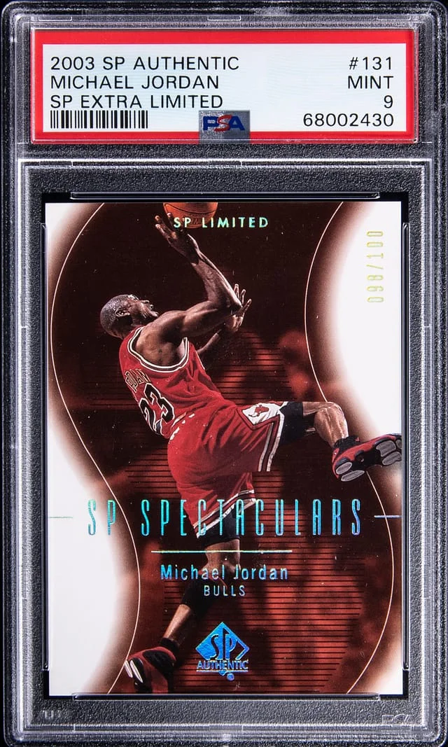 2003-04 Upper Deck SP Authentic Michael Jordan Extra Limited #131 card image