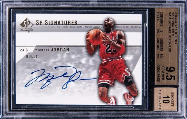 2003-04 Upper Deck SP Authentic Michael Jordan SP Signatures #MJ-A card image