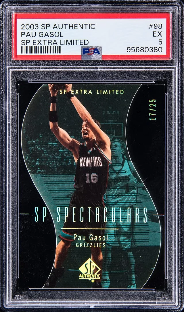 2003-04 Upper Deck SP Authentic Pau Gasol SP Extra Limited #98 card image