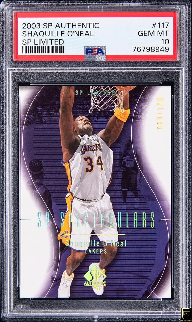 2003-04 Upper Deck SP Authentic Shaquille O'Neal SP Spectaculars #117 card image