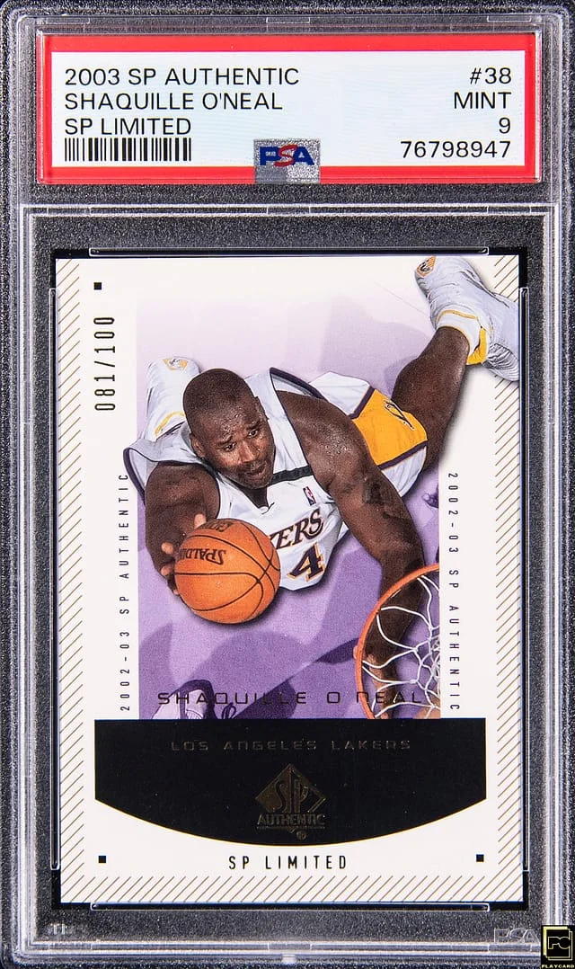 2003-04 Upper Deck SP Authentic Shaquille O'Neal SP Limited #38 card image