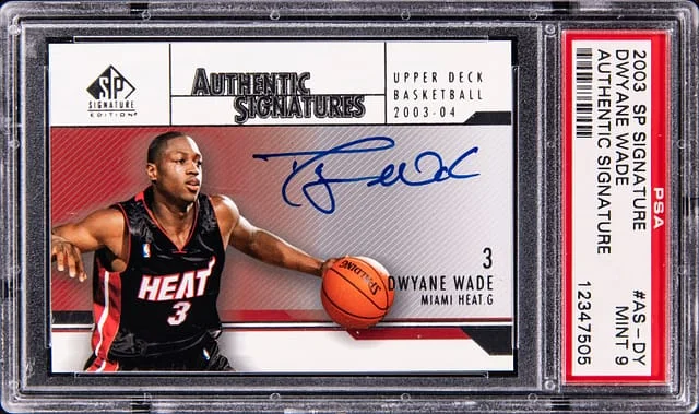 2003-04 Upper Deck SP Dwyane Wade Signature Authentic Signature #AS-DY card image
