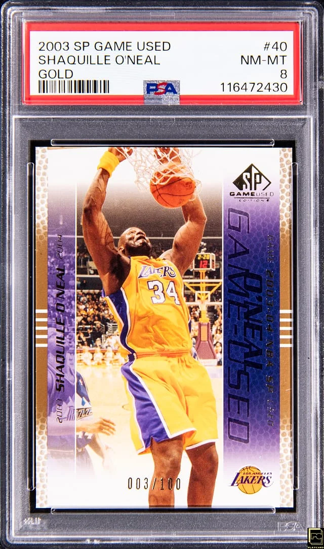 2003-04 Upper Deck SP Game Used Shaquille O'Neal Gold #40 card image