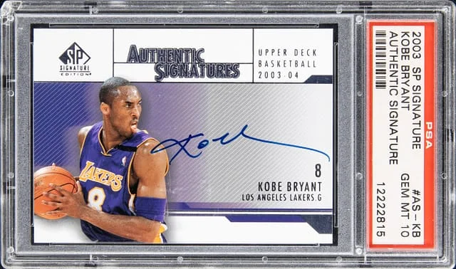 2003-04 Upper Deck SP Kobe Bryant Signature Authentic Signatures #AS-KB card image