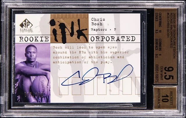 2003-04 Upper Deck SP Signature Edition Chris Bosh Inkorporated #RI-CB card image
