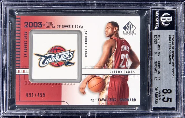 2003-04 Upper Deck SP Signature Edition LeBron James Logo #101 card image