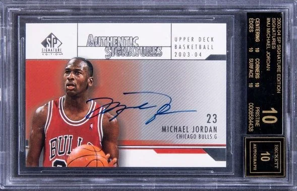 2003-04 Upper Deck SP Signature Edition Michael Jordan Signatures #MJ card image