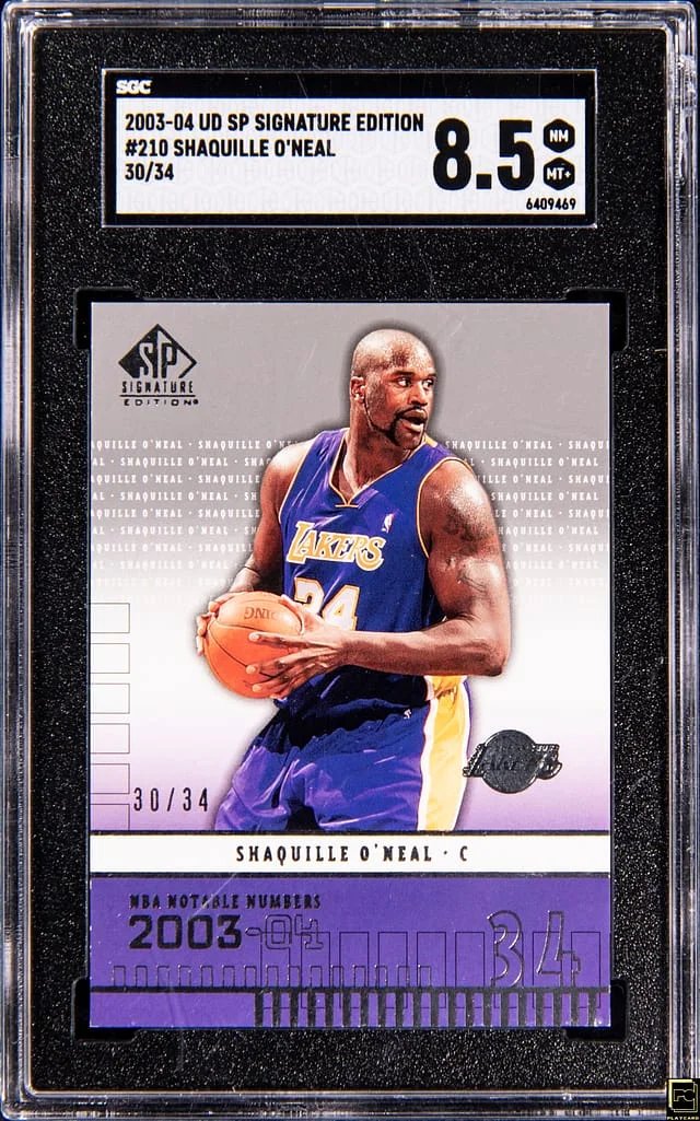 2003-04 Upper Deck SP Signature Edition Shaquille O'Neal #210 card image
