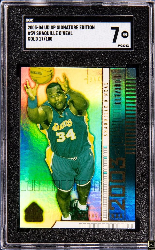 2003-04 Upper Deck SP Signature Edition Shaquille O'Neal Gold #39 card image