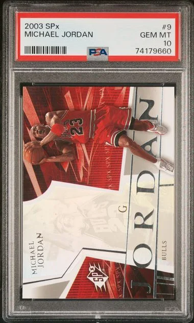 2003-04 Upper Deck SPx Michael Jordan #9 card image