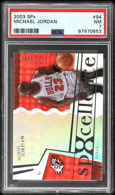 2003-04 Upper Deck SPx Michael Jordan #94 card image