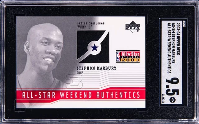 2003-04 Upper Deck Stephon Marbury All-Star Weekend Authentics #AS-SM card image