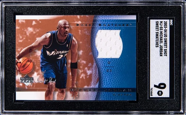 2003-04 Upper Deck Sweet Shot Michael Jordan Game-Used Sweet Swatches #MJ-SS card image