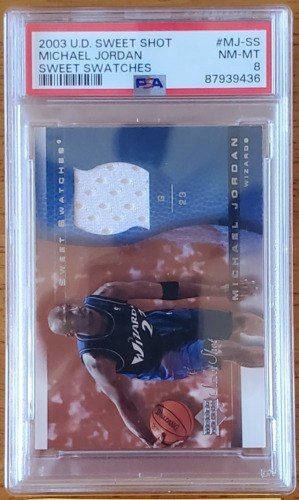 2003-04 Upper Deck Sweet Shot Michael Jordan Game Jersey #MJ-J card image