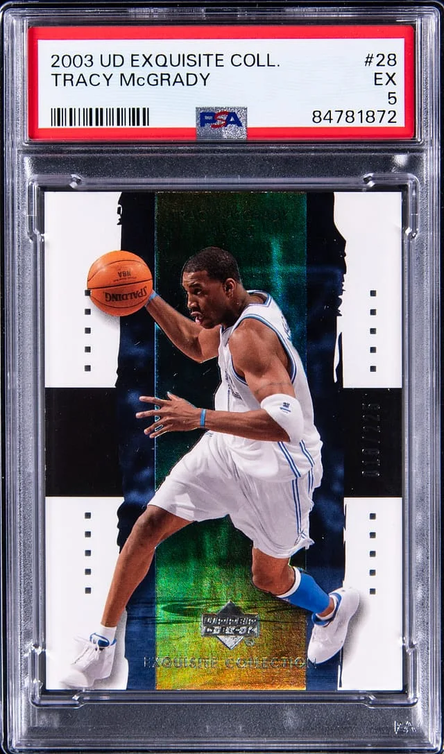 2003-04 Upper Deck Tracy McGrady Exquiste Collection #28 card image