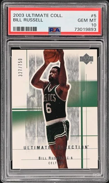 2003-04 Upper Deck Ultimate Collection Bill Russell #5 card image