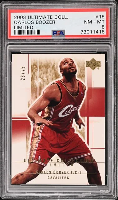 2003-04 Upper Deck Ultimate Collection Carlos Boozer Limited #15 card image