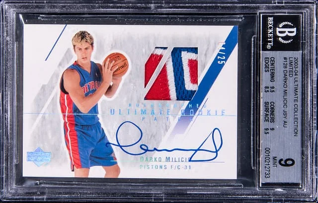 2003-04 Upper Deck Ultimate Collection Darko Milicic Limited #128 card image