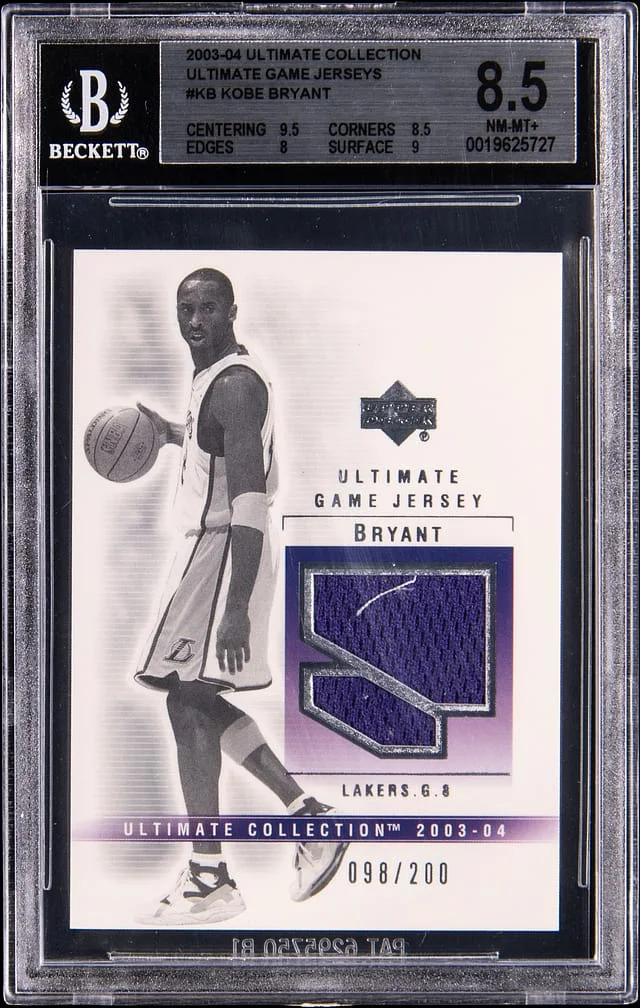 2003-04 Upper Deck Ultimate Collection Kobe Bryant Ultimate Game Jerseys #KB-J card image