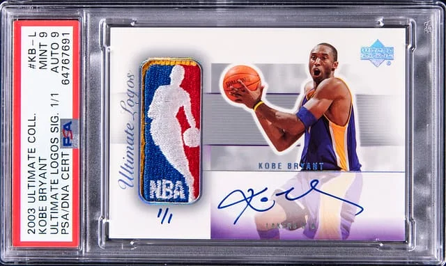 2003-04 Upper Deck Ultimate Collection Kobe Bryant Ultimate Logos Signature #KB-L card image