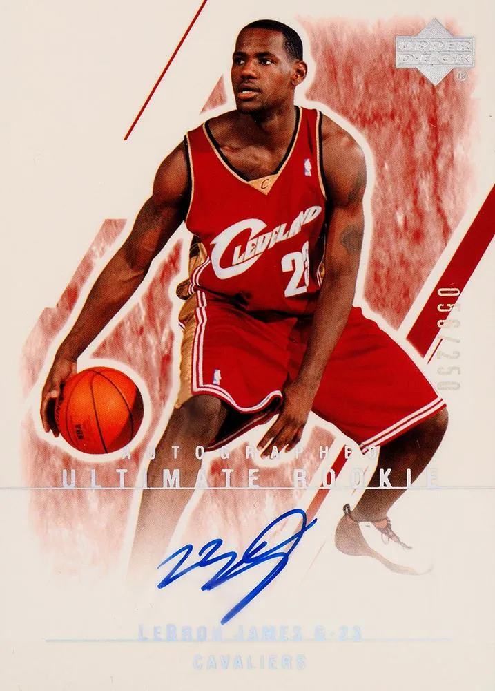 2003-04 Upper Deck Ultimate Collection Lebron James #127 card image