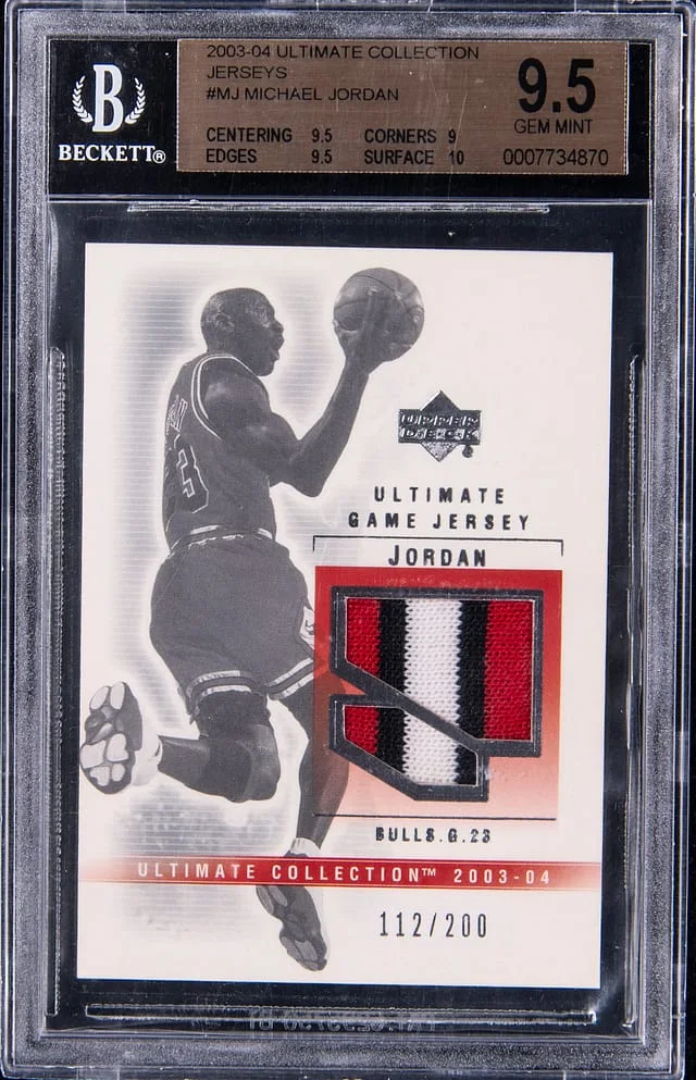 2003-04 Upper Deck Ultimate Collection Michael Jordan Game-Used Jerseys #MJ card image
