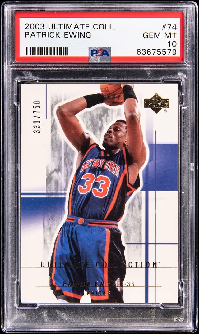2003-04 Upper Deck Ultimate Collection Patrick Ewing #74 card image