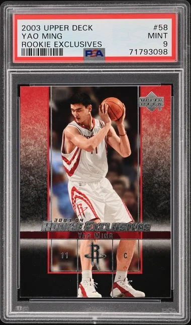 2003-04 Upper Deck Yao Ming Exclusives #58 card image
