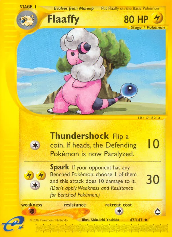 2003 Aquapolis Flaaffy Uncommon #047/147 Uncommon card image