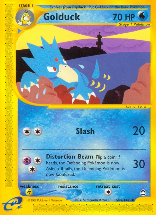 2003 Aquapolis Golduck Uncommon #050/147 Uncommon card image