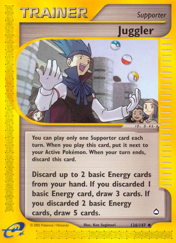 2003 Aquapolis Juggler Uncommon #126/147 Uncommon card image