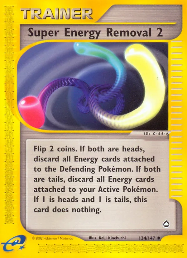 2003 Aquapolis Super Energy Removal 2 #134/147 Uncommon card image