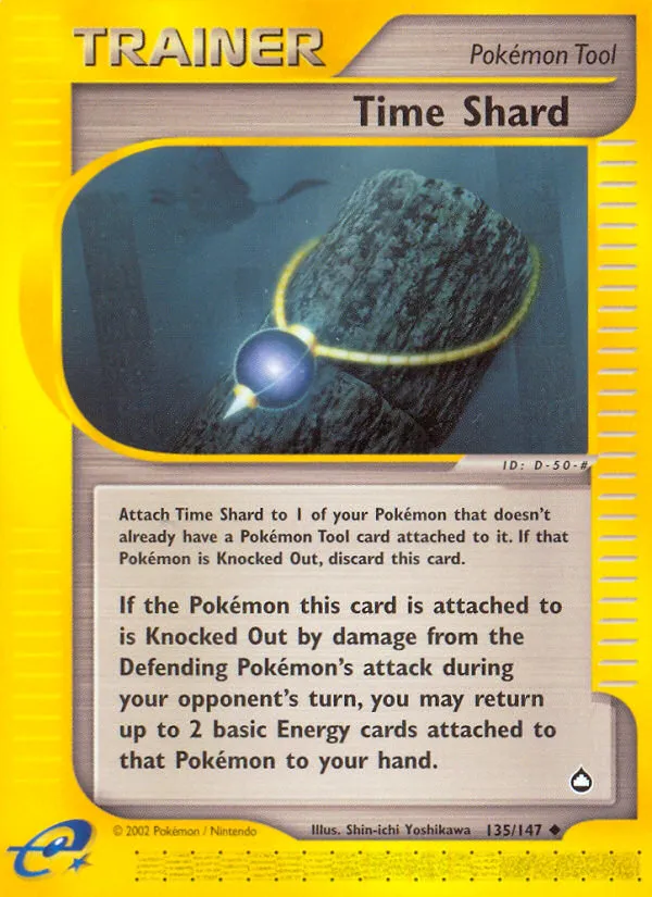 2003 Aquapolis Time Shard Uncommon #135/147 Uncommon card image