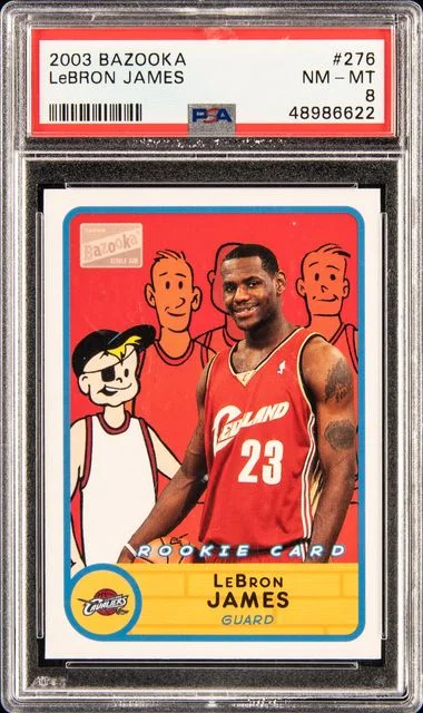 2003 Bazooka LeBron James #276 card image