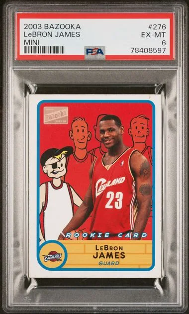 2003 Bazooka Mini LeBron James #276 card image