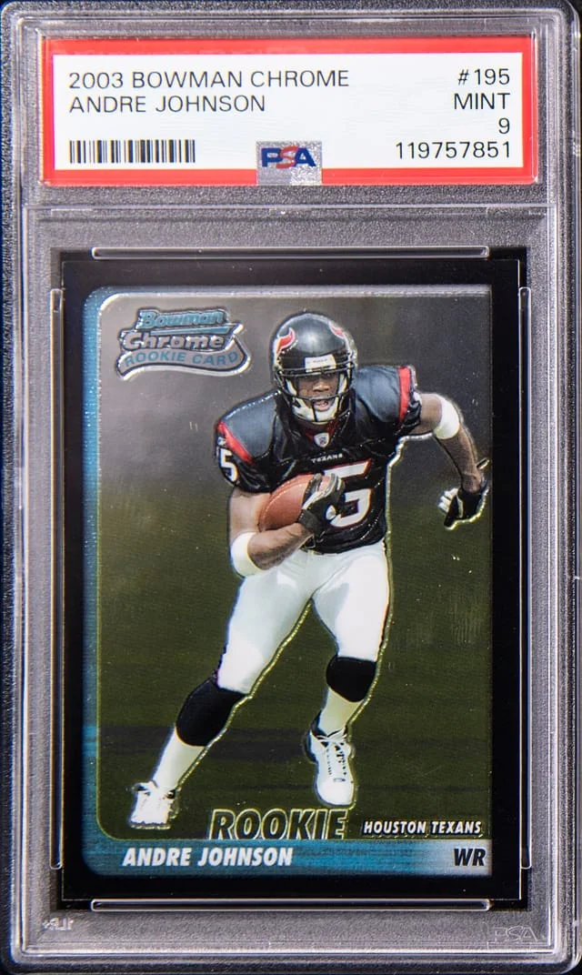 2003 Bowman Chrome Andre Johnson #195 card image