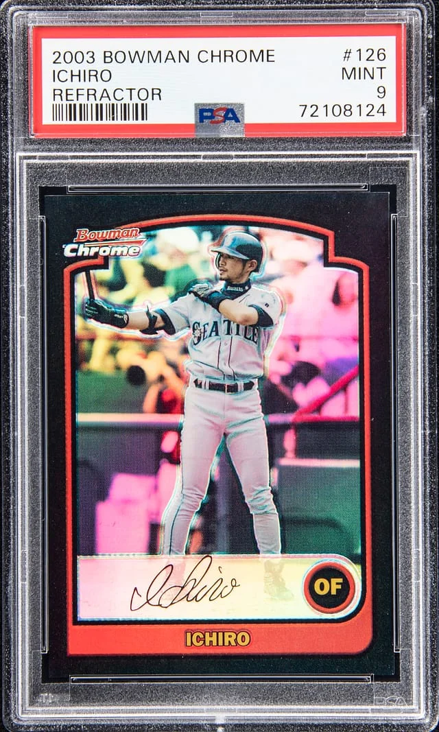 2003 Bowman Chrome Ichiro Refractor #126 card image