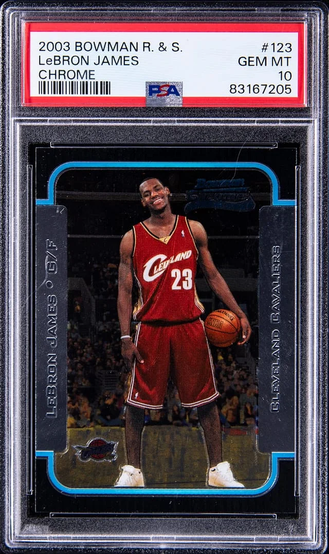 2003 Bowman Chrome LeBron James Rookies & Stars #123 card image