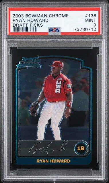 2003 Bowman Chrome Ryan Howard Picks #138 card image