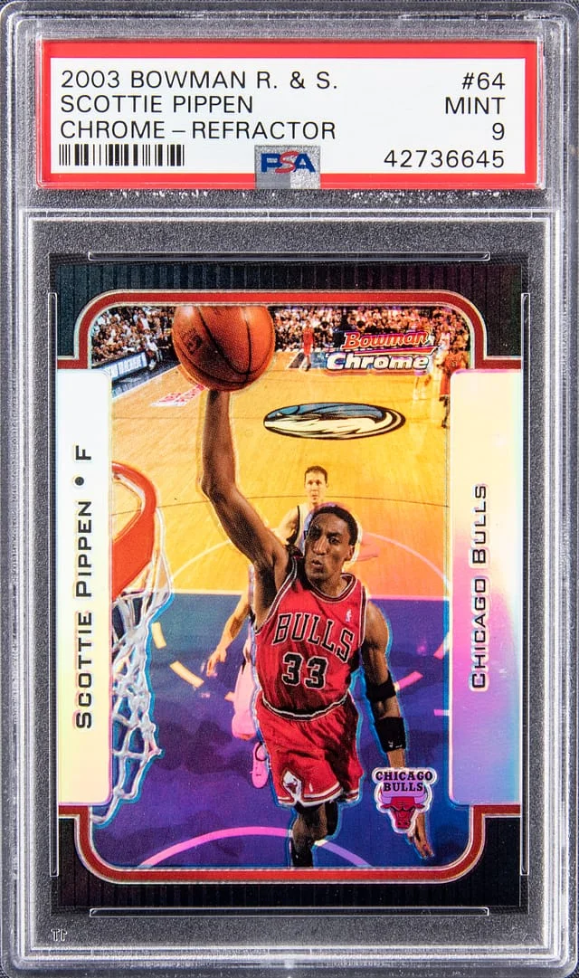 2003 Bowman Scottie Pippen Rookies & Stars Chrome - Refractor #64 card image