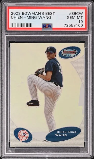 2003 Bowman's Best Chien-Ming Wang #BB-CW card image